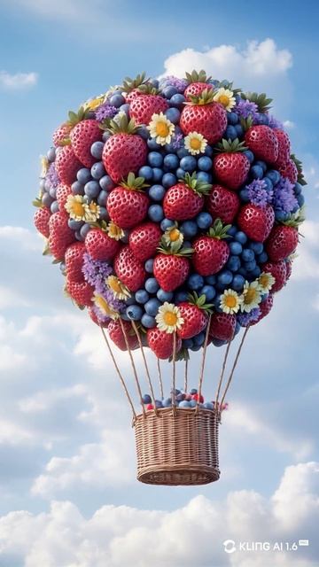 Фруктовый воздушный шар