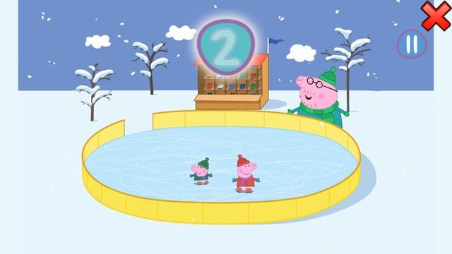 Свинка ПЕППА на коньках УЧИМ ЦИФРЫ НОВЫЕ СЕРИИ / Peppa Pig Skating NEW SERIES