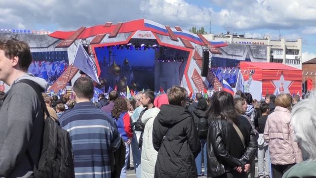 В Самаре на площади Куйбышева 1 мая 2025 года
