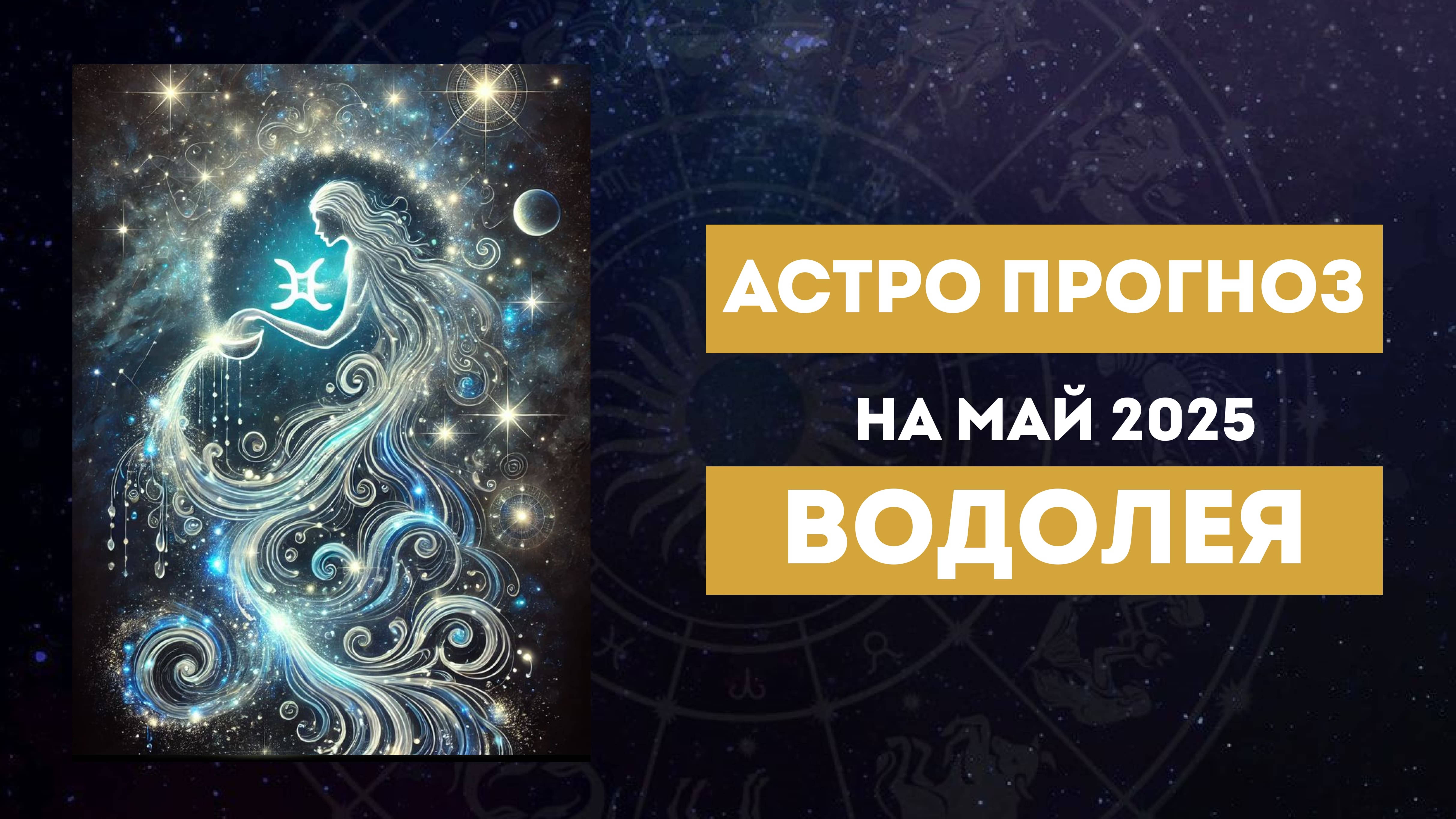 ВОДОЛЕЙ. АСТРОЛОГИЧЕСКИЙ ПРОГНОЗ НА МАЙ 2025