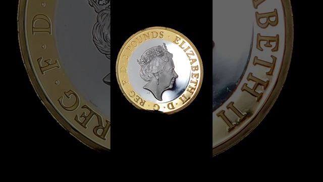 Великобритания. 🇬🇧 2 £ 2016. Плечом к плечу. ПМВ.