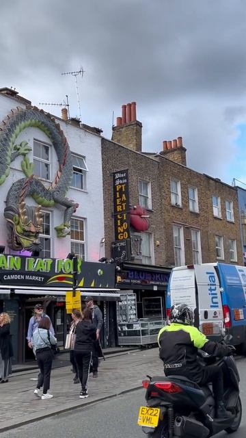 Dark Angel in Camden. Гуляю по рынку в Кемден. Лондон.