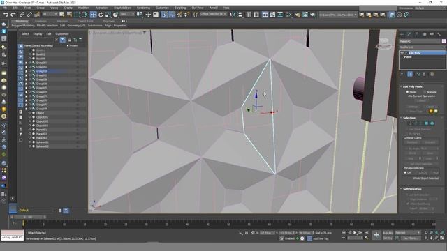 Modelling 'Orior Hex Credenza' | Autodesk 3ds Max