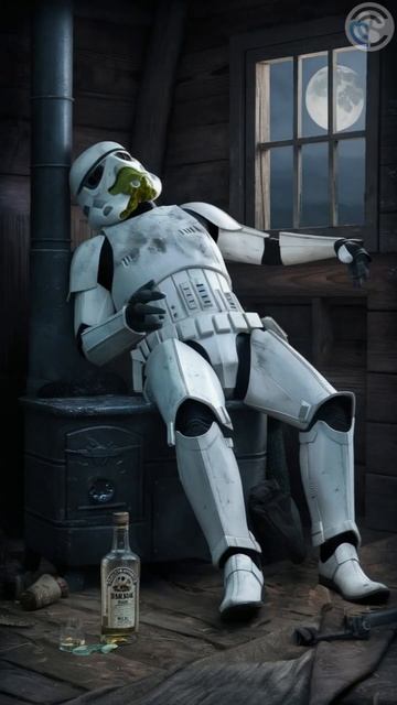Приключения штурмовика в России серия 1 #аниме #нейросеть #stormtrooper #starwars #звездныевойны