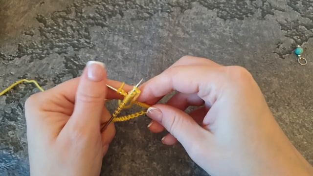 Соединяем наборный край в кольцо