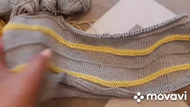 Покупка пряжи, процессы и готовая работа.