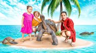 Вики шоу : МЫ НАШЛИ ОСТРОВ ГИГАНТСКИХ Черепах 🐢 НЕ ЗНАЛИ ЧТО ОНИ КУ$АЮТСЯ / Вики Шоу