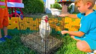 Дети построили домик на дереве из Лего!