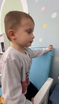 Володя в Арлекин. Авто-сити. Хабаровск. Кабинет стоматолога. Володе 3,8 года