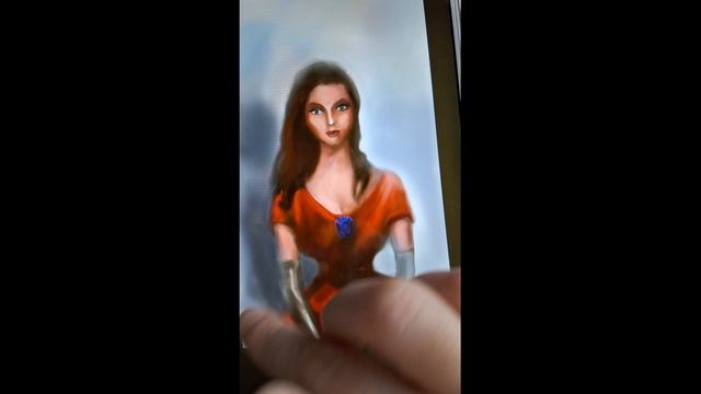 Девушка в красном