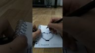 Как нарисовать клубничку по клеточкам.