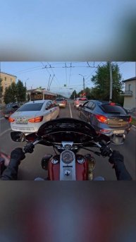 езда в междурядье на мотоцикле