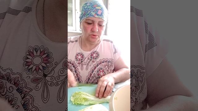 Готовлю салат витаминный