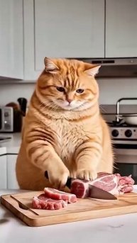 Котик готовит димсум