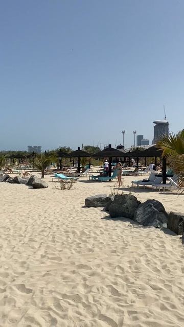 Мальдивский песок в Grosvenor House #dubai #оаэ #дубай #traval #путешествия #dxb #shorts #море #dxb