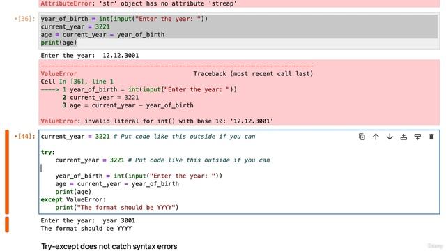 7. Errors, Comments, Modules, Libraries, Web and Desktop GUIs