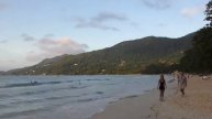 Beau Vallon beach evening, Mahe, Seychelles - Пляж БоВаллон, Мае, Сейшелы