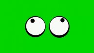 Yeşil Ekran Dönen Gözler. Green Screen Rotating Eyes. Зеленый экран вращающиеся глаза