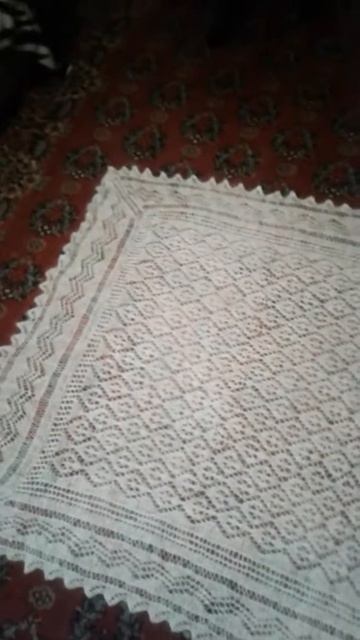Шаль ручной работы