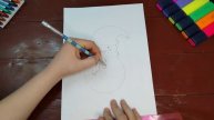 Весёлый снеговик с чупа чупсом/Funny snowman/Көңілді аққала.