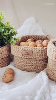 Набор: 3 корзины из джута 👉 ВК https://clck.ru/eq3nt #корзинаизджута #джутоваякорзина #экотовары