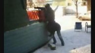 Паркур падения зимой