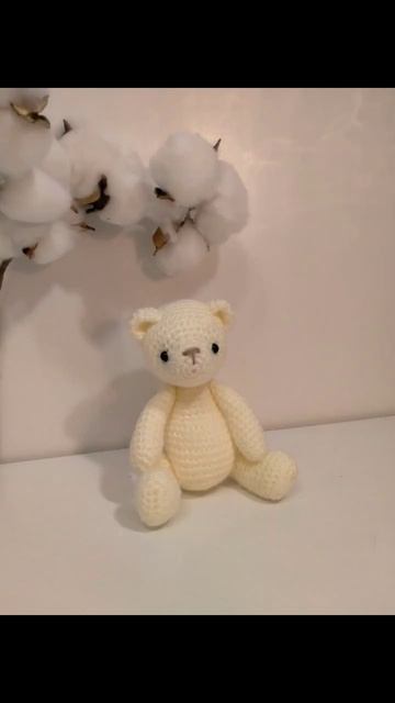 Мишка крючком. Милый медвежонок 🧸