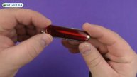 Распаковка Victorinox SwissLite Red Transparent 0.6228.T