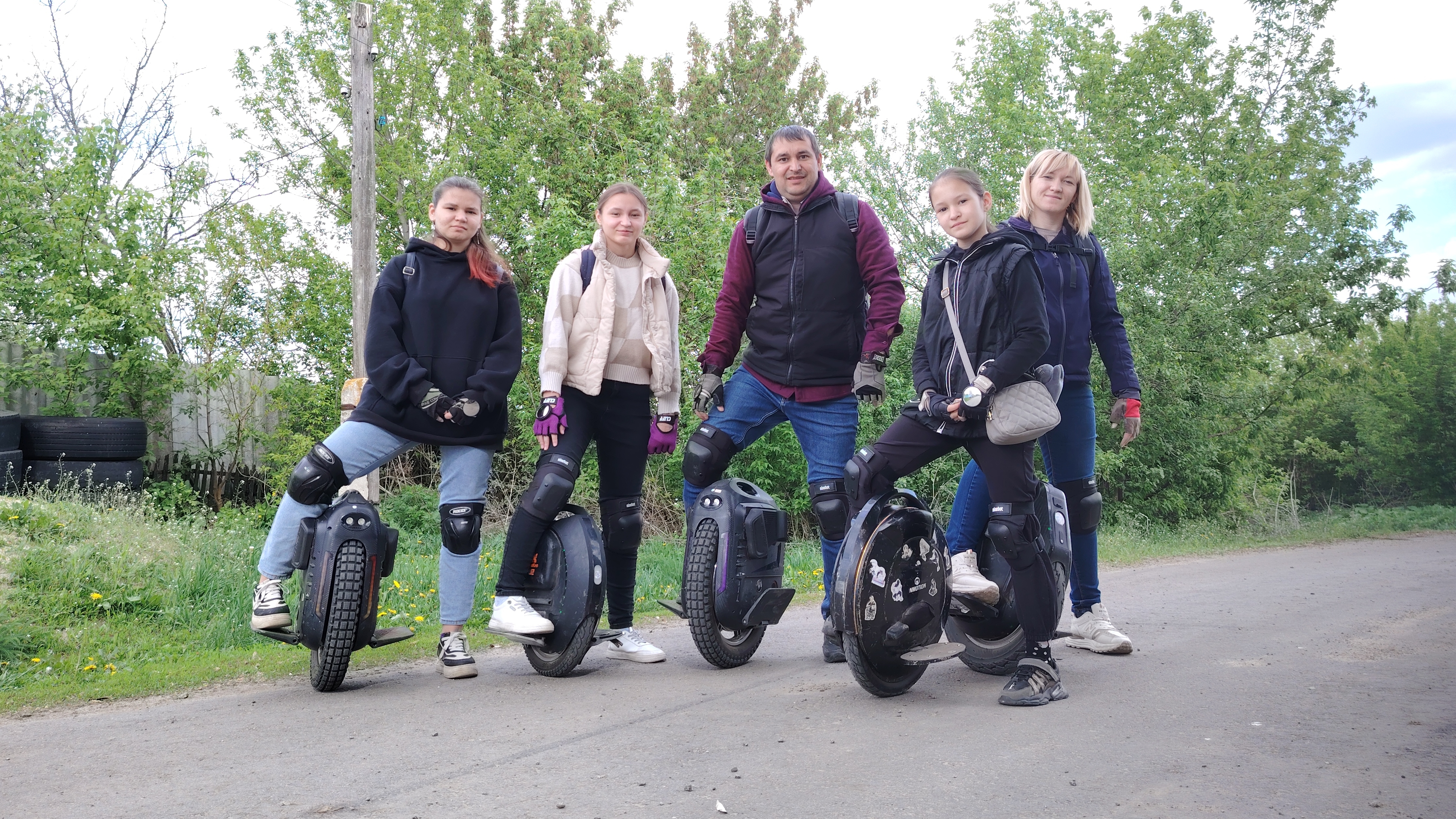 Большой заезд на моноколесах. Меловые горы Грушовое Богучар
