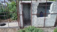 Сварил людям на дачу . Каркас под душ и хозблок .