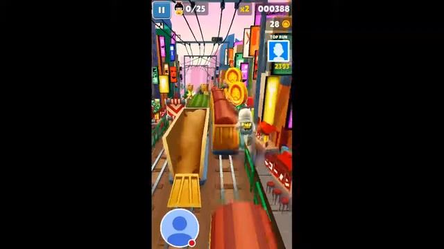 Стрим игры "Subway Surf".
