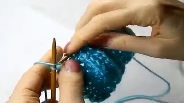 Вязание  Спицами для начинающих. Резинка Патронташ. Knitting for beginners. elastic Bandolier