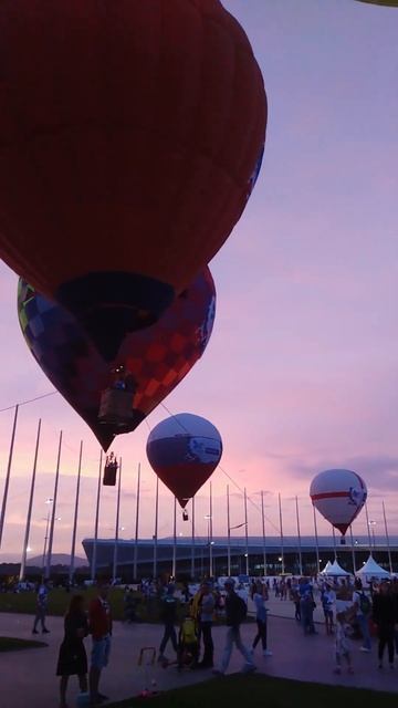 Воздушные шары в Сочи в Олимпийском парке, 2019г #hotairballoon #shorts #сочи #олимпийскийпарксочи