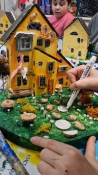 Уроки дизайна и архитектуры для детей в арт-клубе Clever House #artist #art