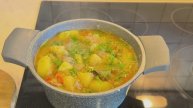 Картошка с тушенкой в одной кастрюле‼️