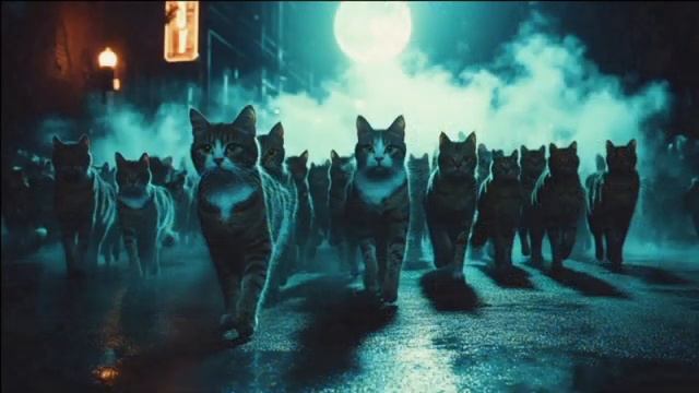 Кошачий марш. Ретро версия