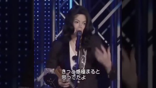 Майкл Джексон за кулисами и в момент награждерия. Чёт грустный.mp4