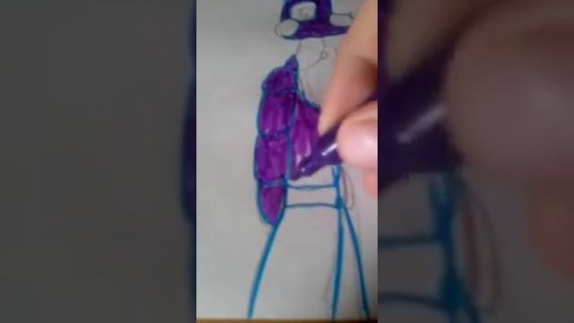 Рисуем АРТ той Бонни и олд Бонни .
