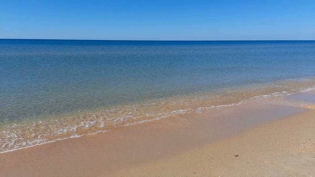 Чёрное море, хорошая погода, село Витязево, 30.04.2025, Краснодарский край