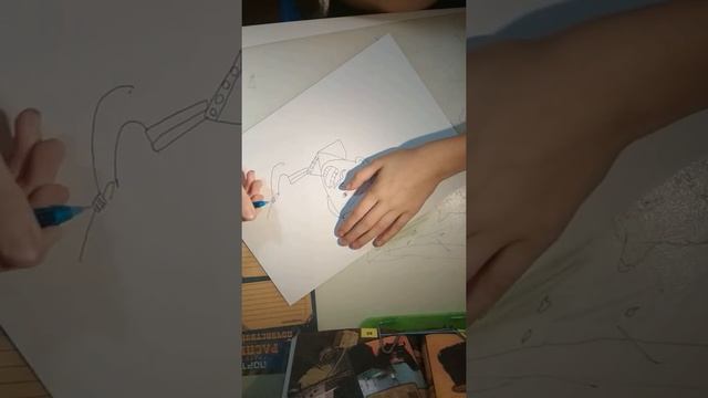 Рисуем смешных авторов из учебника