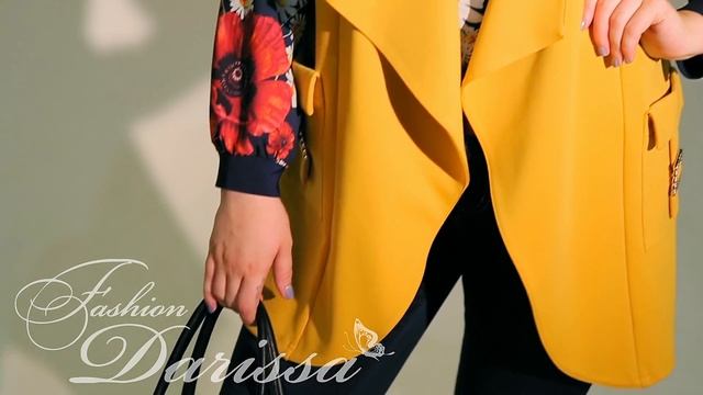 Одежда больших размеров Darissa | Жилет “Джекки” Д001