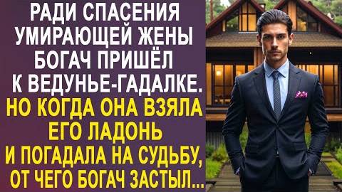 Ради спасения умирающей жены богач пришёл к ведунье-гадалке. Но когда она взяла его ладонь...