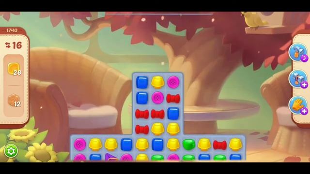 Homescapes walkthrough level 1740 | Хоумскейпс прохождение уровень 1740