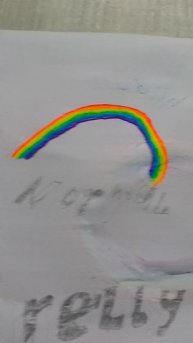 Как рисуют радугу разные типы людей