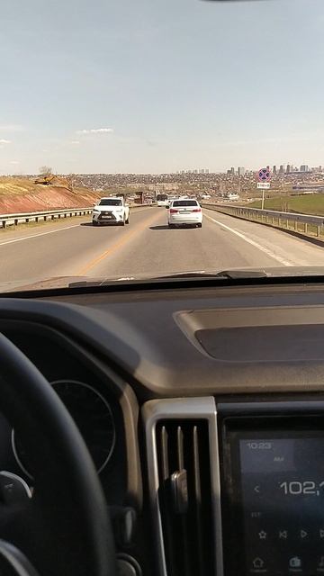Въезд в Красноярск со стороны Кемерово