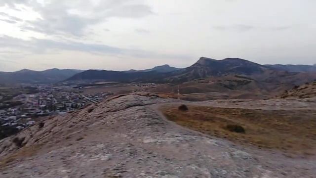 Вид на Судак с высоты