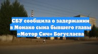 СБУ сообщила о задержании в Монако сына бывшего главы «Мотор Сич» Богуслаева