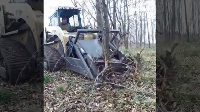 Эта машина вырывает любые стволы.