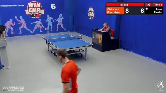 03:30 Хорошко Александр   3-0  Муха Тарас    стол 5  ЮГ-6  16.08.22