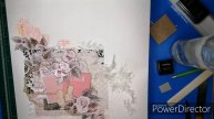 Декор подарочного пакета, для свадебного альбома.